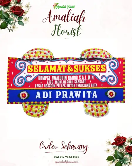 Papan Bunga Ucapan Selamat Indralaya